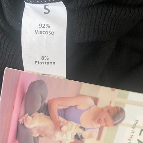 SMALL.  HALARA RIBBED STRETCHY TWISTED BACKLESS MIDI DRESS - Picture 10 of 10